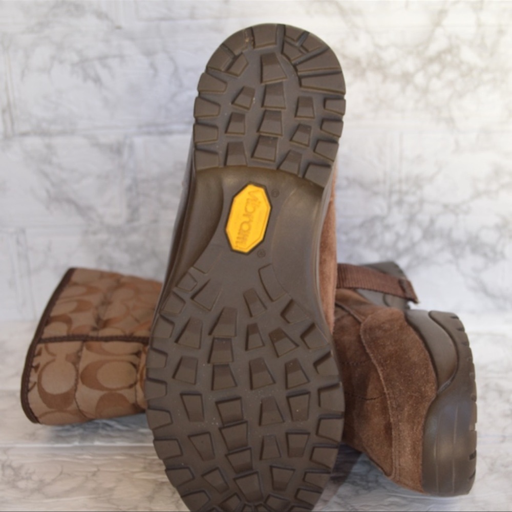 Women’s Snow boots Insulated interior Vibram sole suede detailing Monogram - Picture 5 of 5